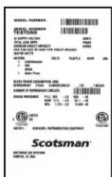 Scotsman HID207 - Aprobaciones de la agencia (pendientes) - UL y NSF. - 1