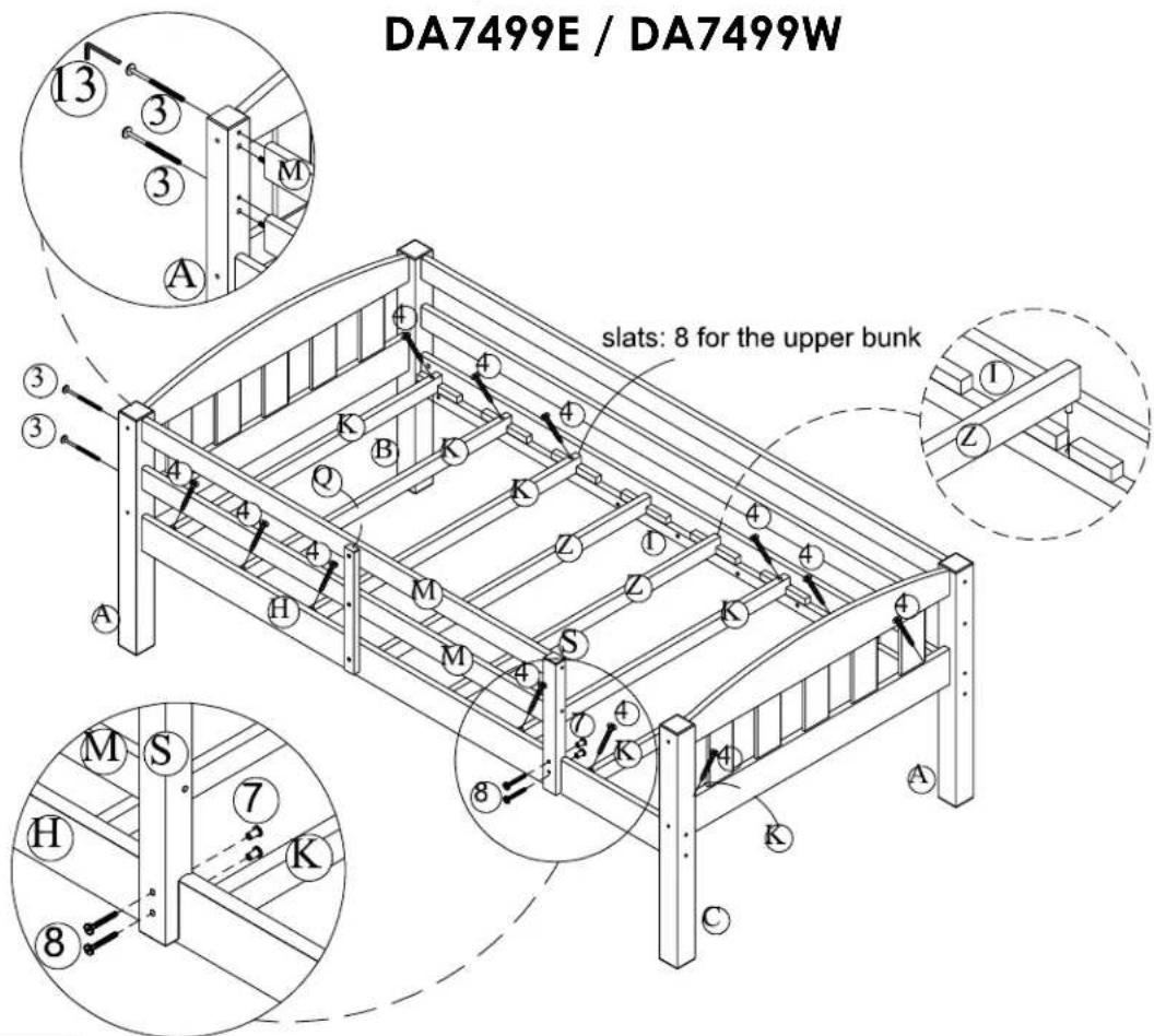 Dorel DA7499E - DA7499E / DA7499W - 1