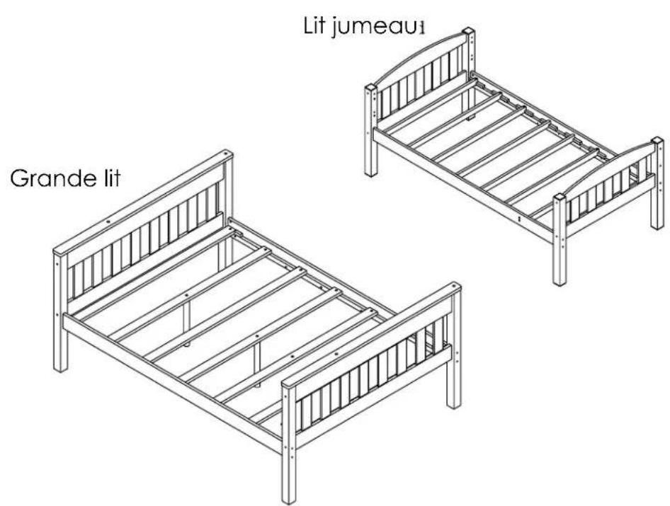 Lit jumeau1 Grande lit