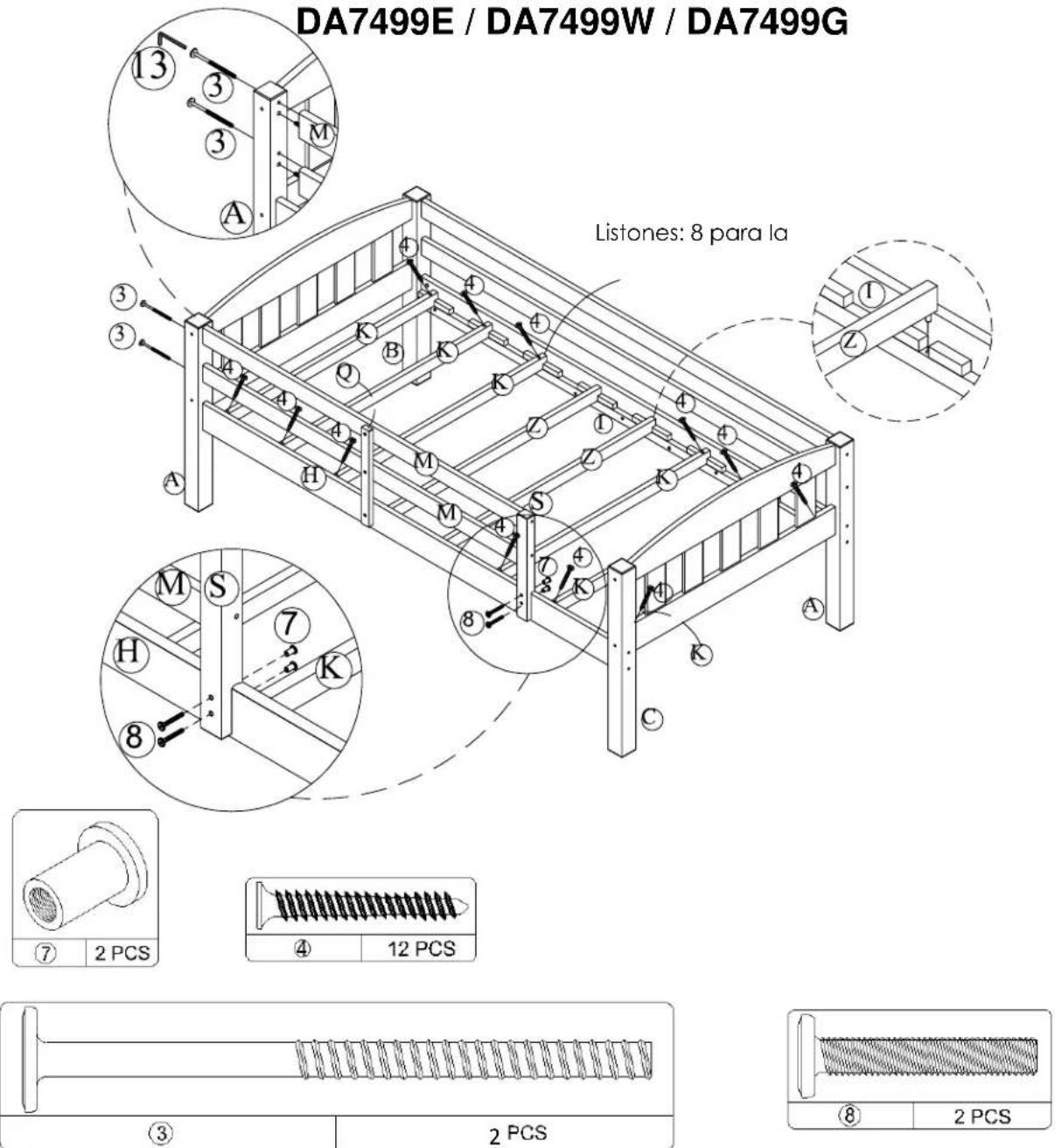 Dorel DA7499G - DA7499E / DA7499W / DA7499G - 1