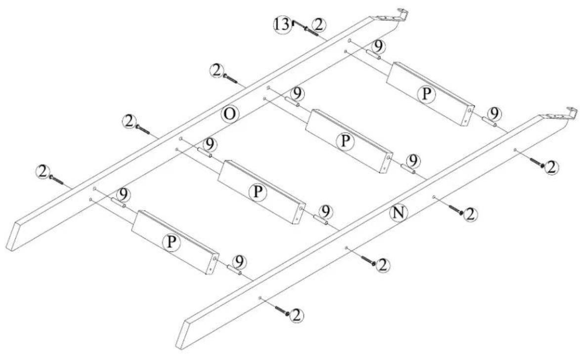 Dorel DA7499W - CAMA LITERA SIMPLE/DOBLE DA7499E / DA7499W - 1