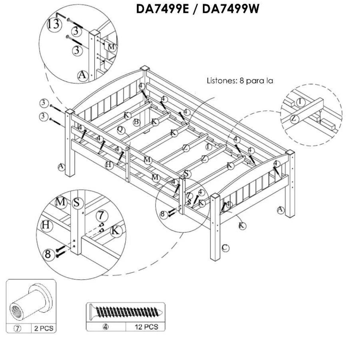 Dorel DA7499W - DA7499E / DA7499W - 1
