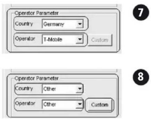 MINOX DTC 1000 - Configuration du réseau (Operator Parameter) - 1