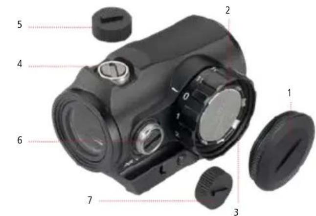 MINOX RV 1 - Regolazione del reticolo - 1