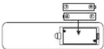 Majority Snowdon - Auswechseln der Batterien für die Fernbedienung - 2
