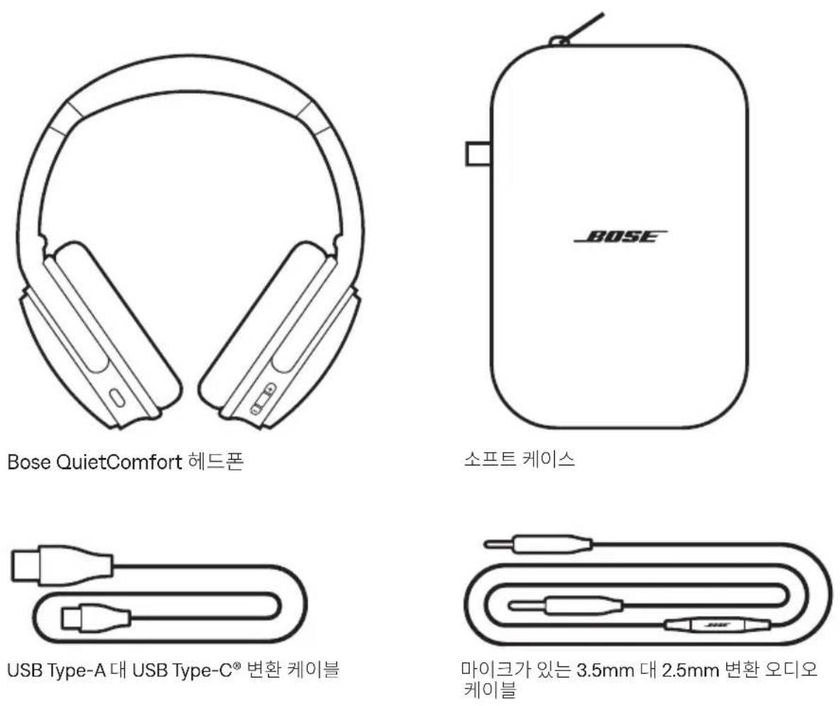 BOSE QuietComfort SC Headphones - 내용물 - 1