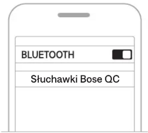 BOSE QuietComfort SC Headphones - ŁĄCZENIE PRZY UŻYCIU MENU BLUETOOTH URZĄDZENIA PRZENOŚNEGO - 2