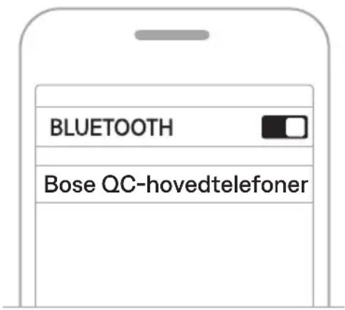 BOSE QuietComfort SC Headphones - OPRET FORBINDELSE VED HJÆLP AF BLUETOOTH-MENUEN PÅ DIN MOBILE ENHED - 2