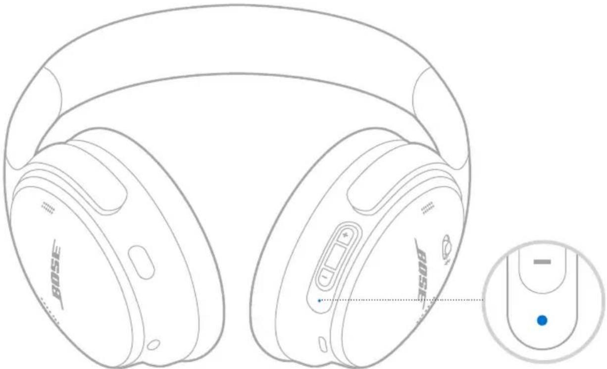 BOSE QuietComfort SC Headphones - Höra laddningsnivån - 1