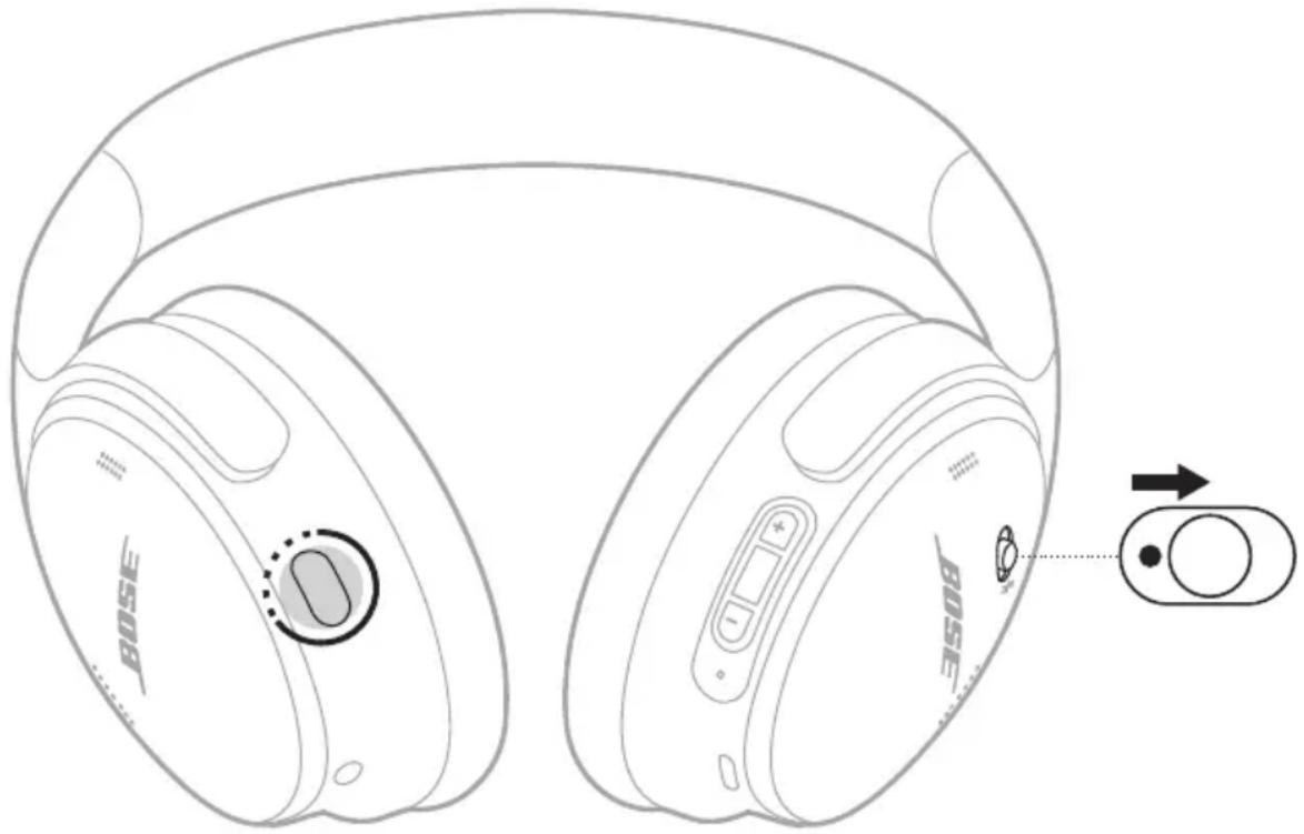 BOSE QuietComfort SC Headphones - RIPRISTINARE LE IMPOSTAZIONI DI FABBRICA DELLE CUFFIE - 1