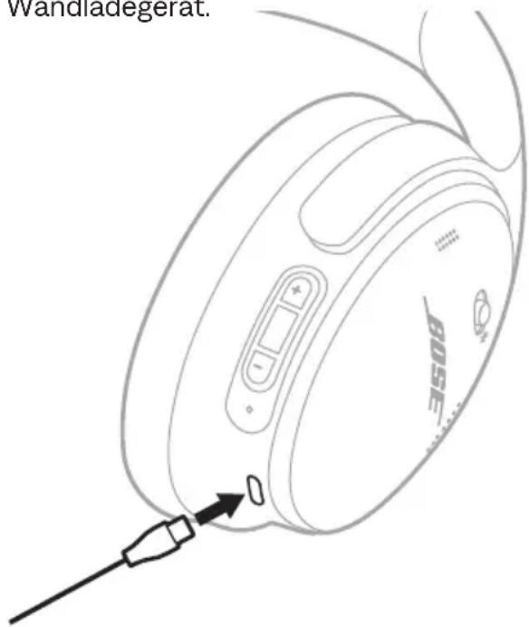 BOSE QuietComfort SC Headphones - AUFLADEN DER KOPFHÖRER - 1