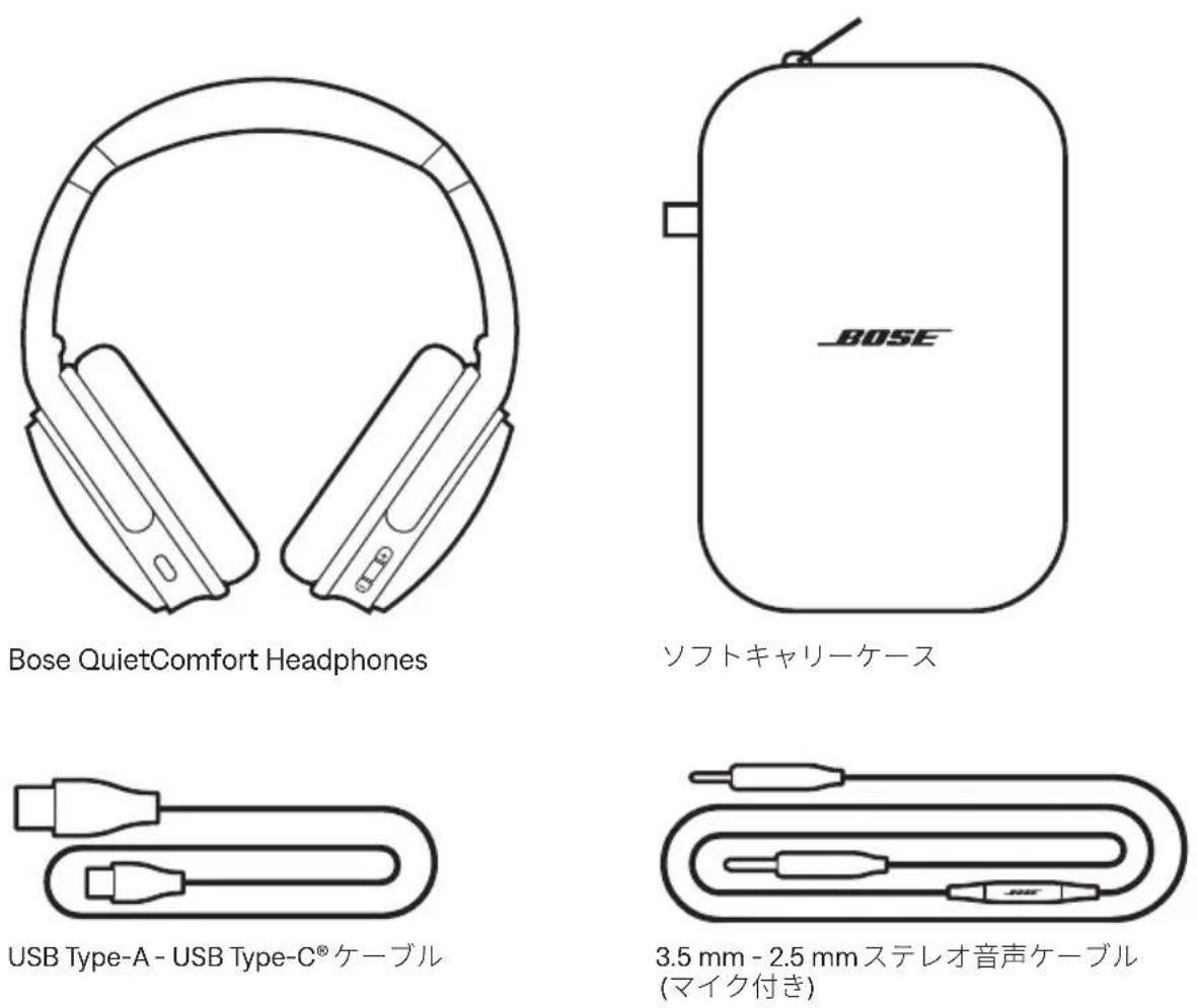 BOSE QuietComfort SC Headphones - 内容物 - 1