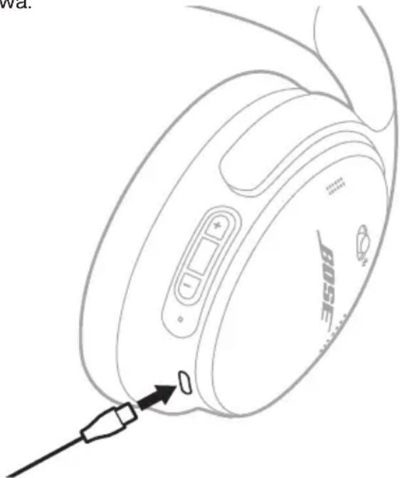 BOSE QuietComfort SC Headphones - ŁADOWANIE BATERII SŁUCHAWEK - 1