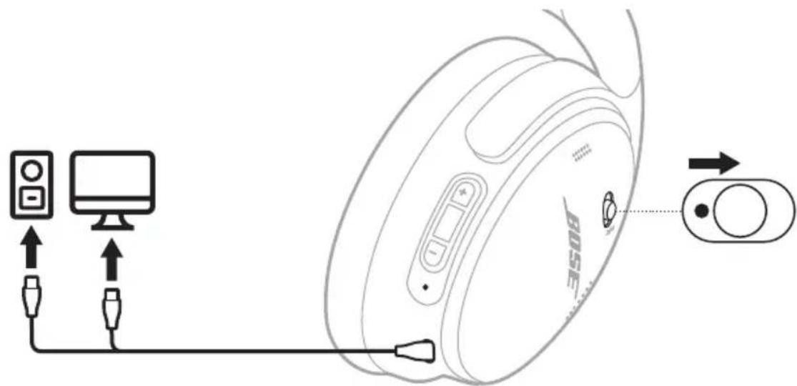 BOSE QuietComfort SC Headphones - KUULOKKEIDEN PALAUTTAMINEN ALKUTILAAN - 2