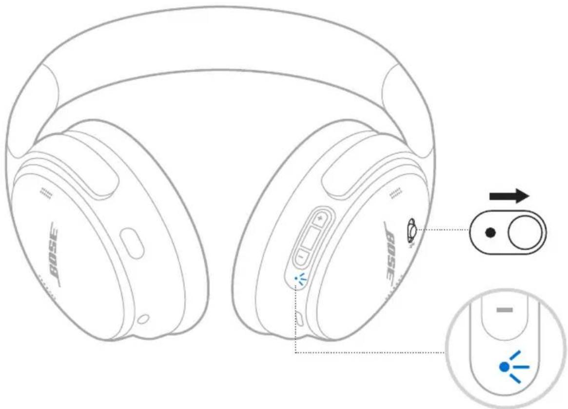 BOSE QuietComfort SC Headphones - Opret forbindelse ved hjælp af knapperne på produktet - 1