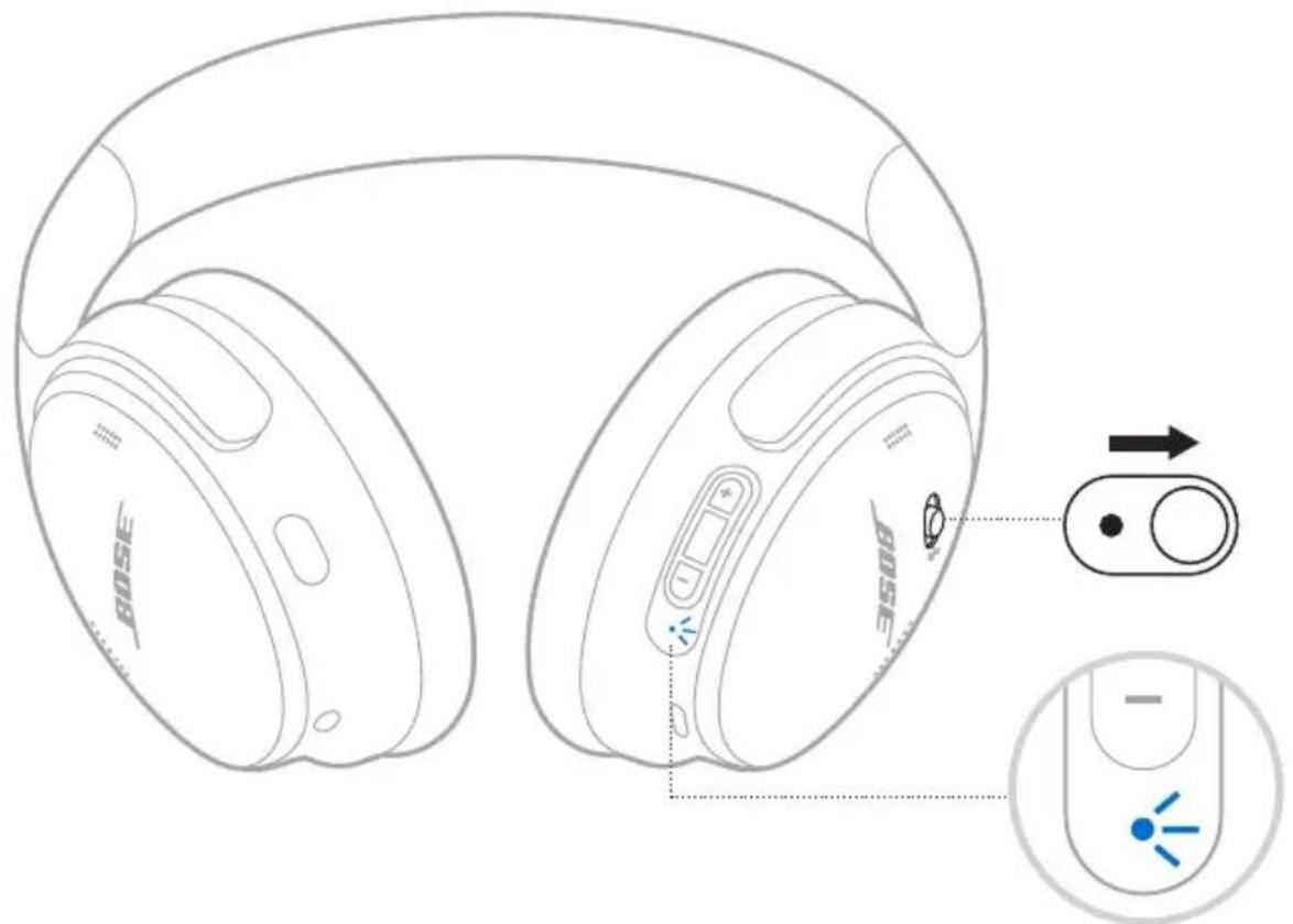 BOSE QuietComfort SC Headphones - 使用产品控件连接 - 1