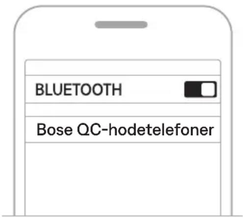 BOSE QuietComfort SC Headphones - KOBLE TIL MED BLUETOOTH-FUNKSJONEN PÅ MOBILENHETEN - 2