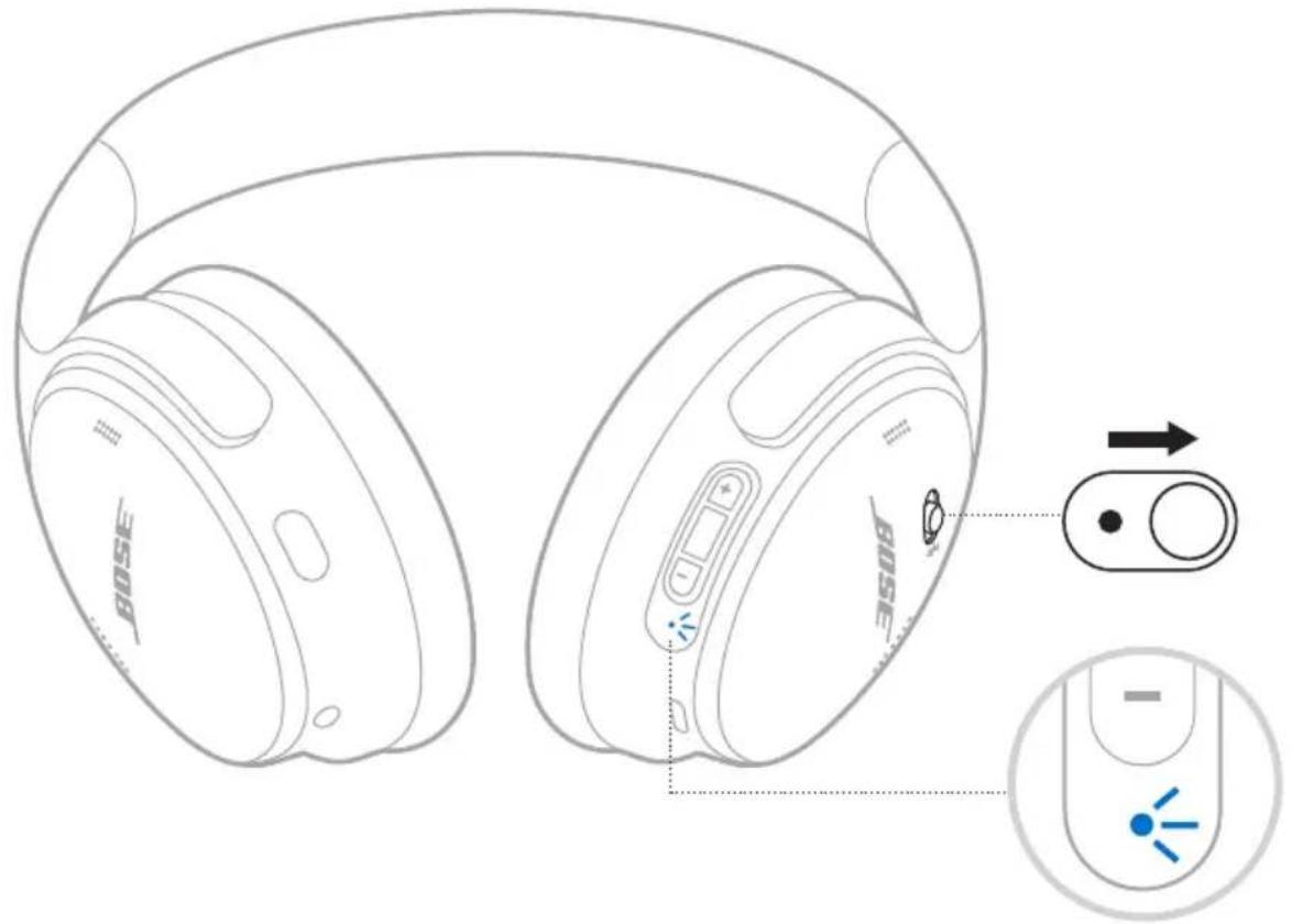 BOSE QuietComfort SC Headphones - モバイル機器の BLUETOOTH メニューを使用して接続する - 1