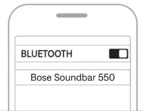 BOSE Soundbar 550 - CONECTAR UN DISPOSITIVO MÓVIL - 2