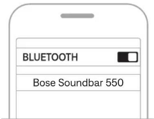 BOSE Soundbar 550 - ŁĄCZENIE Z URZĄDZENIEM PRZENOŚNYM - 2