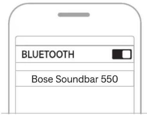 BOSE Soundbar 550 - CONNECT A MOBILE DEVICE - 2