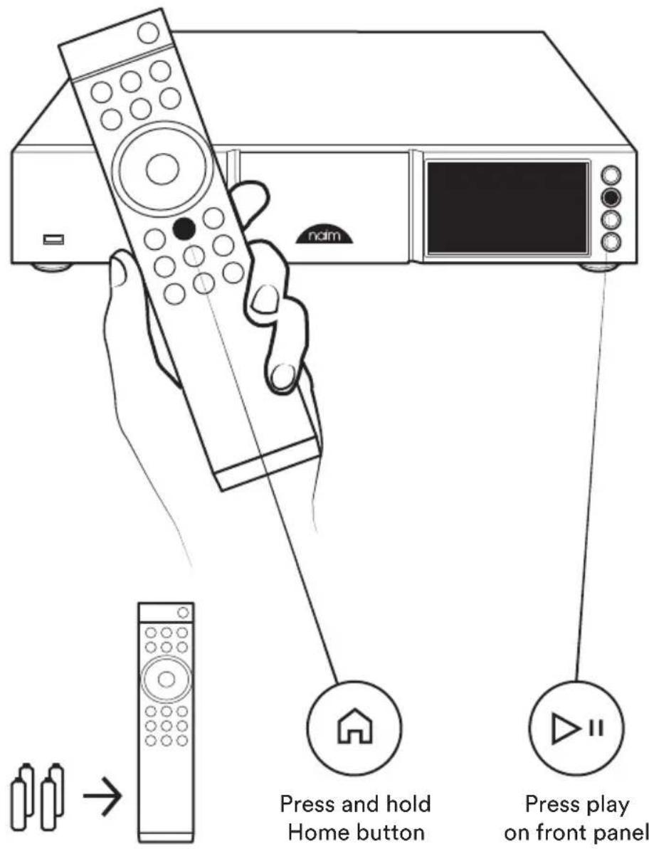 NAIM ND 555 - Pairing the remote - 1