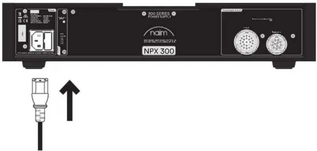 NAIM NPX 300 - Mise en place de l'alimentation NPX 300 de la gamme 300 Series - 6