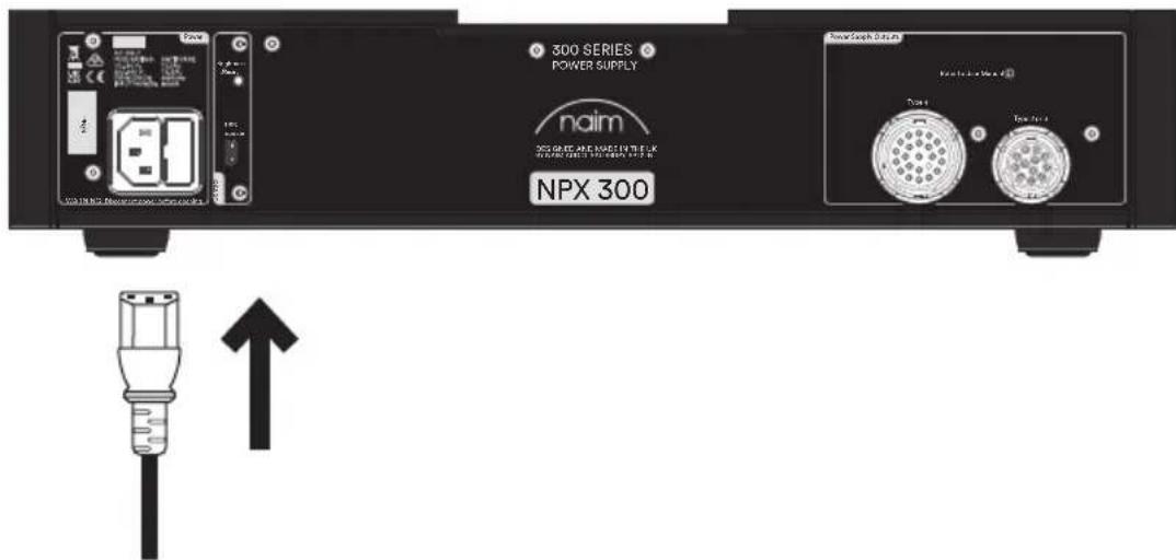 NAIM NPX 300 - Einrichten des 300 Series-Netzteils NPX 300 - 2