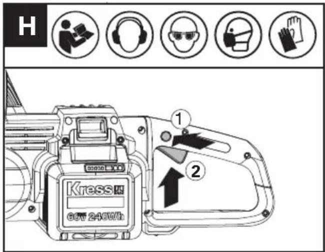 KRESS KC300.9 - COMPROBACIÓN DEL NIVEL DE CARGA DE LA BATERÍA (VER FIG. E1) - 9
