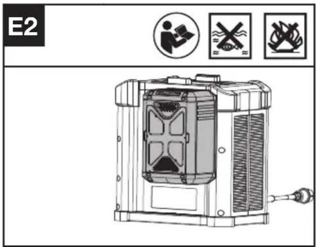 KRESS KC300.9 - OPLAD BATTERIET (Se Fig. E2) - 1