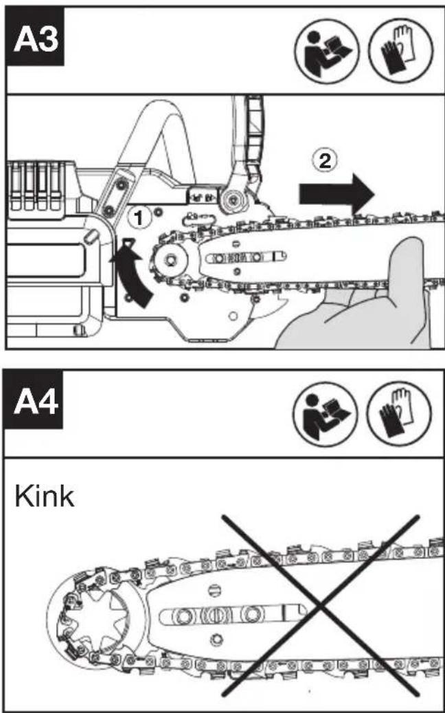 KRESS KC300.9 - CHAIN AND GUIDE BAR ASSEMBLY - 3