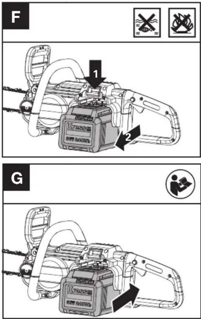 KRESS KC300.9 - VERIFICATION DE L'ETAT DE CHARGE DE LA BATTERIE (Voir Fig. E1) - 3