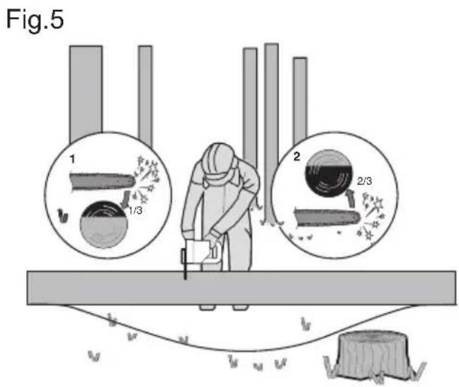 KRESS KC300.9 - Taglio di tronco d'albero - 3
