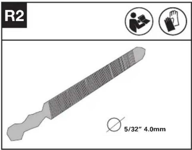 KRESS KC300.9 - SKÄRPNING AV SÅGKEDJA - 3