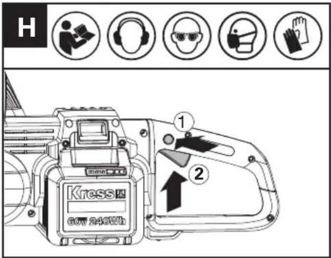 KRESS KC300.9 - Tænd og sluk (SE FIG. H) - 1