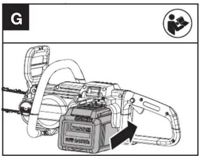 KRESS KC300.9 - TA BORT ELLER SÄTTA I BATTERIPAKETET (SE FIGUR F.G) - 2