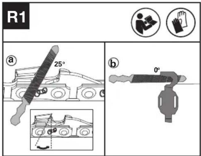 KRESS KC300.9 - A FÜRÉSZLÁNC ÉLEZÉSE - 2