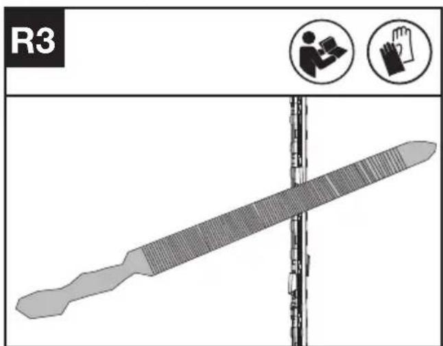 KRESS KC300.9 - SHARPENING SAW CHAIN - 4