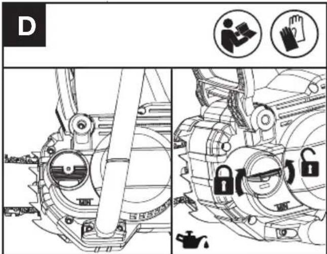 KRESS KC300.9 - LUBRICATION (See Fig. D) - 1