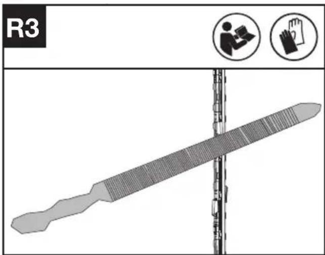 KRESS KC300.9 - SLIPING AV SAGKJEDET - 4