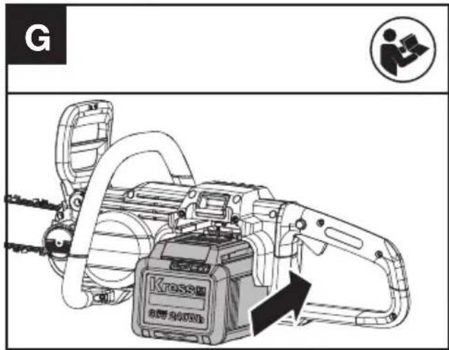 KRESS KC300.9 - COMO RETIRAR OU INSTALAR O CONJUNTO DE BATERIAS (VEJA FIGURA F. G) - 2