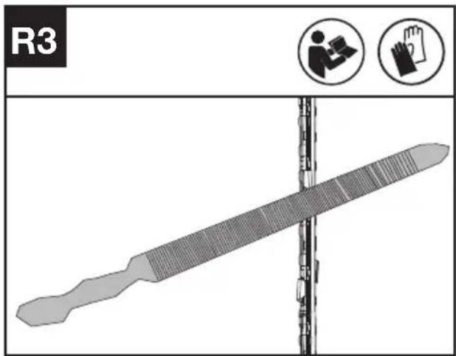 KRESS KC300.9 - SKÄRPNING AV SÅGKEDJA - 4