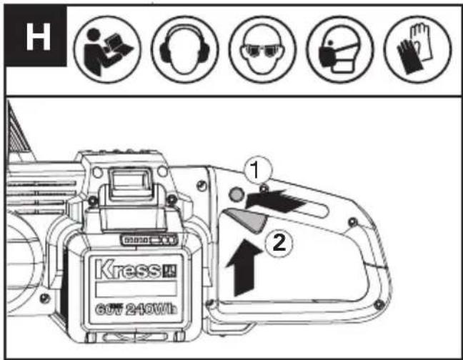 KRESS KC300.9 - EIN- UND AUSSCHALTEN (SIEHE ABB. H) - 1