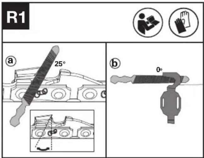 KRESS KC300.9 - SLIPING AV SAGKJEDET - 2