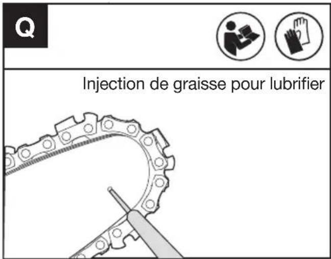 KRESS KC300.9 - LUBRIFICATION DU PIGNON - 2