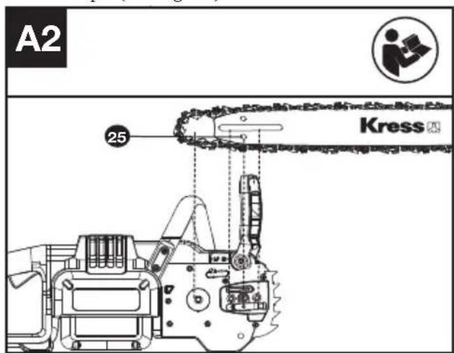 KRESS KC300.9 - CHAIN AND GUIDE BAR ASSEMBLY - 2