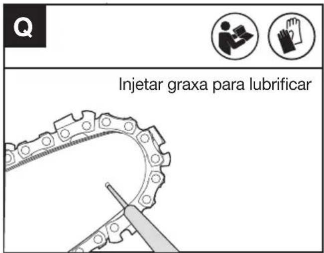 KRESS KC300.9 - ATENÇÃO: Utilize luvas grossas quando realizar a manutenção ou funcionar com esta ferramenta. - 1