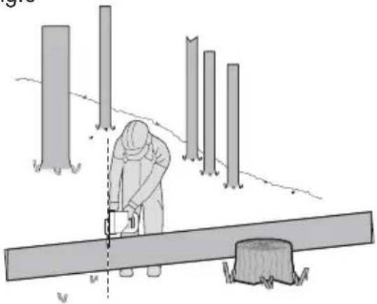 KRESS KC300.9 - Tronçonner les troncs d'arbre - 4