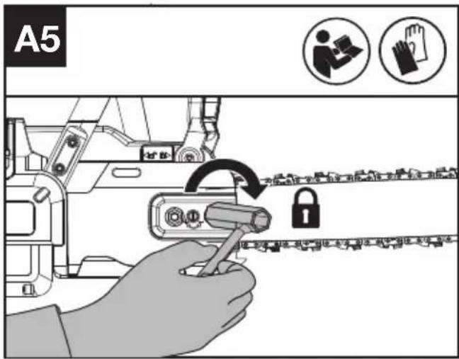 KRESS KC300.9 - NOTA: A corrente deve rodar livremente e estar sem dobras. - 1