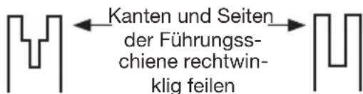 KRESS KC300.9 - ZUSTÄNDE, DIE EINE WARTUNG DER KETTE UND FÜHRUNGSSCHIENE ERFORDERN: - 1